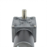 Moteur à vis sans fin DC, diamètre 31 mm, moteur à tube en acier avec boîte de vitesses à vis sans fin 40*58 mm, moteur électrique à balais 12 V 18 V