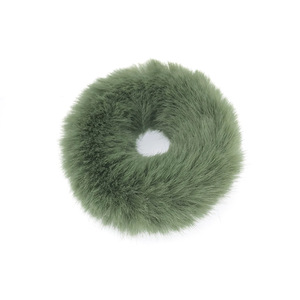 Chouchous en fourrure de lapin pour femmes et filles, 50 pièces, Q759, bande élastique, cordon de <span class=keywords><strong>cheveux</strong></span>, pour queue de cheval - Product Image 2