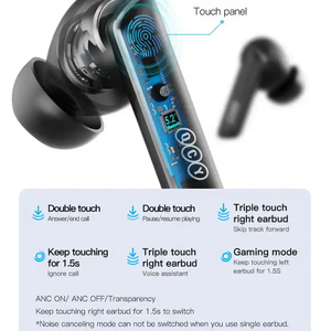 Auriculares <span class=keywords><strong>QCY</strong></span> HT05 originales 2023, auriculares Melobuds <span class=keywords><strong>ANC</strong></span> True Wireless con cancelación de ruido, auriculares Airbuds Pro Sport - Product Image 2