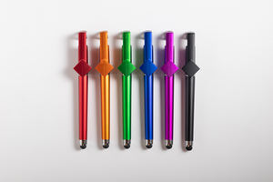 Großhandel: Multifunktionaler Stylus-Stift mit individuellem Logo, 2-in-1 Touchscreen-Handyhalter aus Kunststoff, günstige Gelstifte für Werbegeschenke - Product Image 2