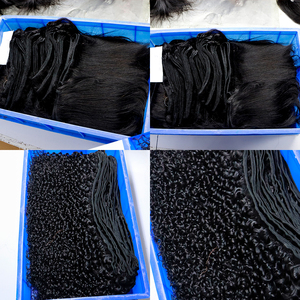 Perruque de <span class=keywords><strong>Cheveux</strong></span> Humains Indiens 100% Vierges de <span class=keywords><strong>Tissage</strong></span> Indien Naturel Grade 7A - Product Image 6