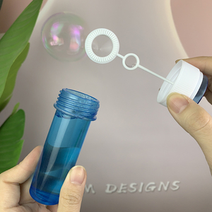 Bouteille en plastique transparente de 60 ml pour <span class=keywords><strong>jeu</strong></span> aquatique estival, avec petit bâtonnet souffleur, jouet à bulles de savon pour enfants, idéal pour la baignoire intérieure - Product Image 3