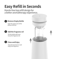 Diffuseur intelligent sans eau, machine d'aromathérapie à parfum froid pour la maison, l'hôtel, les grands espaces, diffuseur de parfum