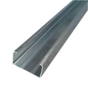 golden supplier galvanized light gauge punched u channel steel price per ton