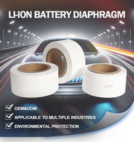 Film polietilen pemisah baterai 16 ~ 25um PP PE untuk bahan baku baterai Lithium-ion