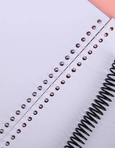 A4プラスチックバインディング付きノート30穴スパイラルストリップ二重ループワイヤーブックバインダールーズリーフペーパー用スクールオフィス用品 - Product Image 6