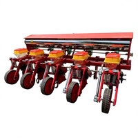 Semoir à maïs à 4 rangs, machine de semis de précision montée sur tracteur pour la plantation du maïs en ferme