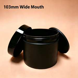 Pot cosmétique en PETG à paroi épaisse avec bouchon à vis, 500g 16oz, pour crème visage, lotion, logo personnalisé, faible MOQ - Product Image 3