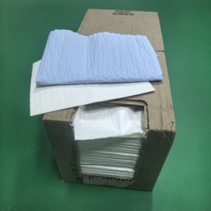 Toallitas <span class=keywords><strong>de</strong></span> Papel Reforzadas con Fibra, Desechables, <span class=keywords><strong>de</strong></span> 4 Capas, <span class=keywords><strong>de</strong></span> Alta Absorbencia, para Uso Industrial <span class=keywords><strong>de</strong></span> Mediana Resistencia - Product Image 1