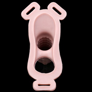FAAK Silicone Penis Sleeve Strap on Hollow <b>Dildo</b> with Ferrule Penis ExtenderDelay Ejaculation Wearable Sex Toy for Men Wholesale - Product Image 5