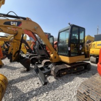 Mini-excavatrice CAT 306D d'occasion en bon état, moteur d'origine, haute performance, petite machine de terrassement pour jardin, prête à l'emploi
