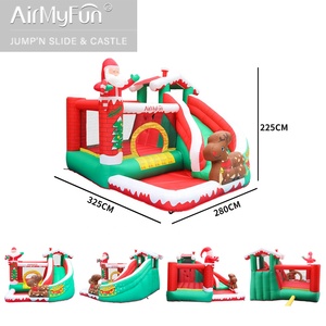 Giáng sinh vui vẻ nhà máy <span class=keywords><strong>Inflatable</strong></span> <span class=keywords><strong>Bouncer</strong></span> lâu đài bouncy và nhà bị trả lại nhảy lâu đài để bán - Product Image 2