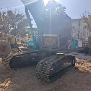 Excavadora Kobelco SK200 de Color Verde Azulado, Equipo de Construcción Pesado Usado, Incluye Bomba Hidráulica, Cilindro y Motor - Product Image 3