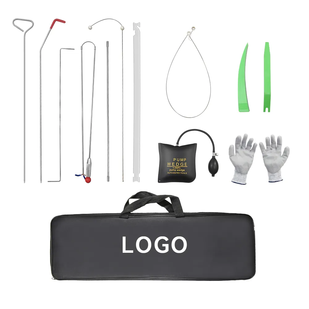 Hochwertige Auto Quick Opening Hook Schlosser zubehör Auto Unlock Türöffner Lockout Kit Lock Pick Set Werkzeuge mit Luftkeil