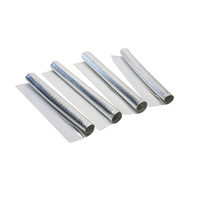 Tubo de Protección de Cables Autoadhesivo de Fibra de Vidrio y Lámina de Aluminio, Resistente al Calor, para Arnés de Cables