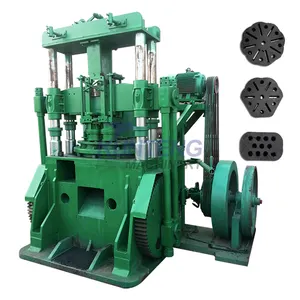 Coal dust brick making machine rice husk corn cobs charcoal briquette machine making bbq charcoal for home cooking barbecue