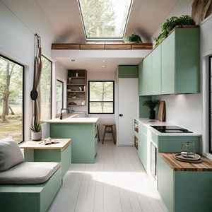 <span class=keywords><strong>Casa</strong></span> Prefabbricata Economica di 40m² con Scale Esterne per Accesso al Tetto - Product Image 5