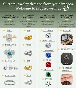 Igi แหวนเพชรแบบตัดได้ปรับแต่งได้สีทอง14K 18K หินที่ปลูกในห้องปฏิบัติการสำหรับงานหมั้นในงานแต่งงานส่งตรงจากโรงงาน - Product Image 2