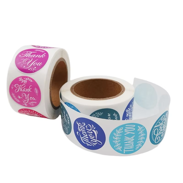 Custom Business Brand Logo Stickers Waterproof Adhesive Vinyl Square Food Labels Packaging Printing Bottle Gift & Craft