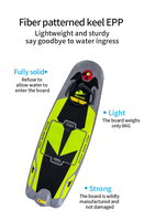 Dernier modèle de planche de surf électrique haute vitesse Rush Wave 100AH 52V H1 pour utilisation en rivière, longue autonomie de la batterie, puissance exceptionnelle, jet ski aquatique