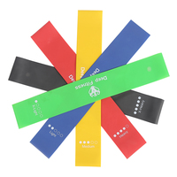 Bandes de résistance pour l'entraînement à domicile, élastiques, en caoutchouc, en latex, mini boucles, bandes de résistance pour l'exercice en salle de sport