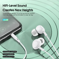 Écouteurs intra-auriculaires filaires tendance 2026 les plus vendus, Jack 3,5 mm, son HiFi, légers, 1,2 m, ABS+TPE, approvisionnement en gros