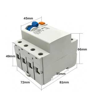 Миниатюрный 2P 4P 30mA Тип <span class=keywords><strong>RCCB</strong></span> RCD <span class=keywords><strong>ELCB</strong></span> медный выключатель остаточного тока защита от утечки от короткого замыкания Миниатюрный - Product Image 2
