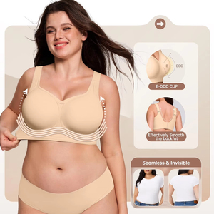 <span class=keywords><strong>Reggiseno</strong></span> da donna senza cuciture, morbido, con supporto, stampa leopardata, senza ferretto, a copertura totale, sottile, taglie forti, traspirante, <span class=keywords><strong>push</strong></span>-<span class=keywords><strong>up</strong></span> - Product Image 5