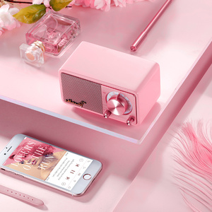 Vofull <strong>Pink</strong> Lithium Battery Portable Elderly Mini Speaker High-end <strong>Radio</strong> - Product Image 3