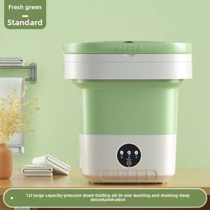 Mini <span class=keywords><strong>lavadora</strong></span> pequeña transfronteriza para RV plegable con deshidratación automática para calcetines íntimos Tipo de enchufe de EE. UU. - Product Image 5