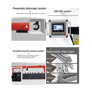 ماكينة ثني الطوق الفولاذية Cnc 14 من الفولاذ بالتحكم الرقمي باستخدام الحاسب الآلي بالكامل ، ماكينة تلقائية لصنع الطوق - Product Image 5