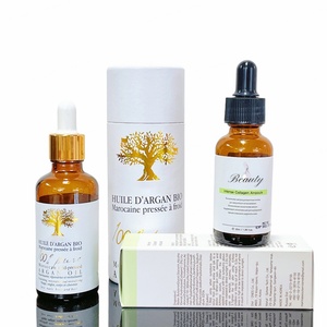 Wholesale 10ml 30ml 50ml Glass Dropper Bottle With <b>Box</b> Amber Essential Oil Bottle Glass Dropper 1oz Tincture Bottle - Product Image 1