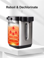 Bouilloire électrique de 5 litres, thermos pour hôtel et maison, distributeur d'eau chaude, pot électrique pour servir des boissons chaudes de manière pratique
