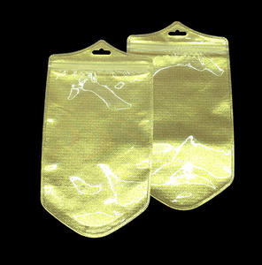 Kantong plastik laminasi depan transparan untuk paket casing ponsel ritsleting dapat ditutup kembali hadiah kecil kantong kemasan perhiasan - Product Image 4