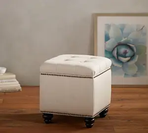 OEM couloir minimaliste blanc extérieur repose-pieds Pouf Martin rangement Cube pouf tabouret chaise pour chambre