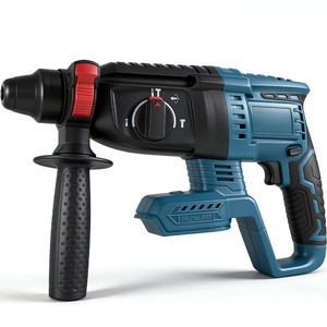 Marteau perforateur rotatif 3-en-1 pour la décoration intérieure et les projets d'ingénierie & Perceuse à percussion électrique sans fil - Product Image 4