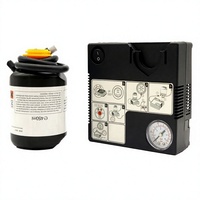 Kit de réparation de pneus portable avec compresseur d'air, ensemble de gonflage et de scellement des pneus, outil d'entretien d'urgence des pneus, pompe à air
