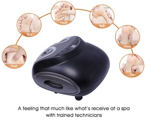 <strong>Shiatsu</strong> Electric <strong>Foot</strong> <strong>Massager</strong> with Heat 3D Air Compression Kneading Rolling 4 Modes <strong>Foot</strong> Therapy for Circulation Pain Relief - Product Image 4