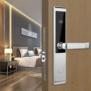 Desbloqueo automático Función inteligente Durable Smart Rfid Hotel Key Tarjeta electrónica Cerradura de puerta Cerradura de tarjeta de apartamento Cerraduras de tarjeta