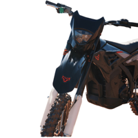 Nouveau Vélo Électrique Tout-Terrain 2026 Arctic Leopard Clouded XE PRO S 20KW pour Adultes, Moto Électrique Tout-Terrain 72V 60Ah