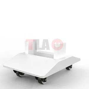 Soporte de Suelo Profesional 1500 de Acero Inoxidable con 4 Ruedas, Carro de Hospital Duradero, Diseño Minimalista, Mobiliario Comercial - Product Image 2