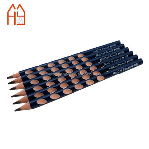 Matite con impugnatura triangolare spessa per bambini, set di 12 matite ergonomiche per scrittura, HB pre-affilate, articoli scolastici - Product Image 3