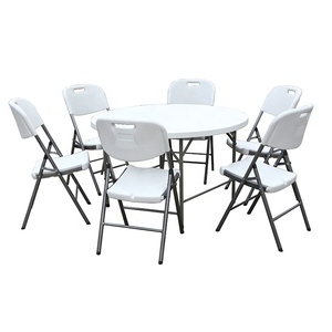 4ft 5ft nhựa hàng đầu gấp Vòng ngoài trời Vườn Patio bảng cho các sự kiện bên - Product Image 5