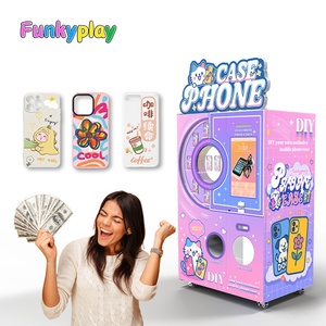 Funkyplay otomatik kabartma otomat <span class=keywords><strong>5</strong></span> mürekkep renkler Smartphone kılıf dokunmatik para jetonu ödeme sistemi telefon kılıfları - Product Image 5