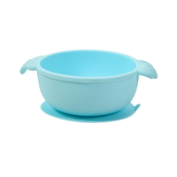 Bol d'alimentation pour bébé en silicone de qualité alimentaire, anti-chute, pour usage domestique, ensemble d'alimentation pour bébé en silicone