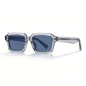 Occhiali da Sole Polarizzati da Uomo di Design Quadrati, Modello 2026 Più Venduto, con Montatura in Acetato e Naselli in Silicone (Sostituibili) - Product Image 4