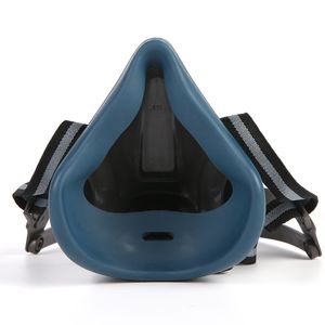<span class=keywords><strong>Respirator</strong></span> Gas setengah wajah, pelindung pernapasan karet pengaman cat kimia dapat digunakan kembali - Product Image 2