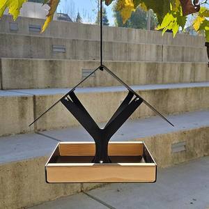 Металлическая подвесная кормушка для птиц JH-Mech с отсоединяемым дном, легко моющаяся и заполняемая, из высококачественных материалов - Product Image 2