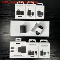 Chargeur mural USB C EP-TA800 PD 25W, prise UK, charge super rapide pour Samsung S23 S24 Tra EP-TA800 25W UK pour Note 10