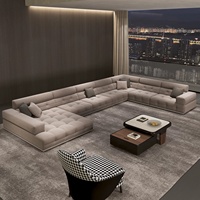 Hochlehniges Lawrence Einsitzer-Sofa Motumasa Mattierter Stoff Hochwertiges Caesar Roman Modulares Maßgefertigtes Sofa Hochdichter Schaumstoff Universal